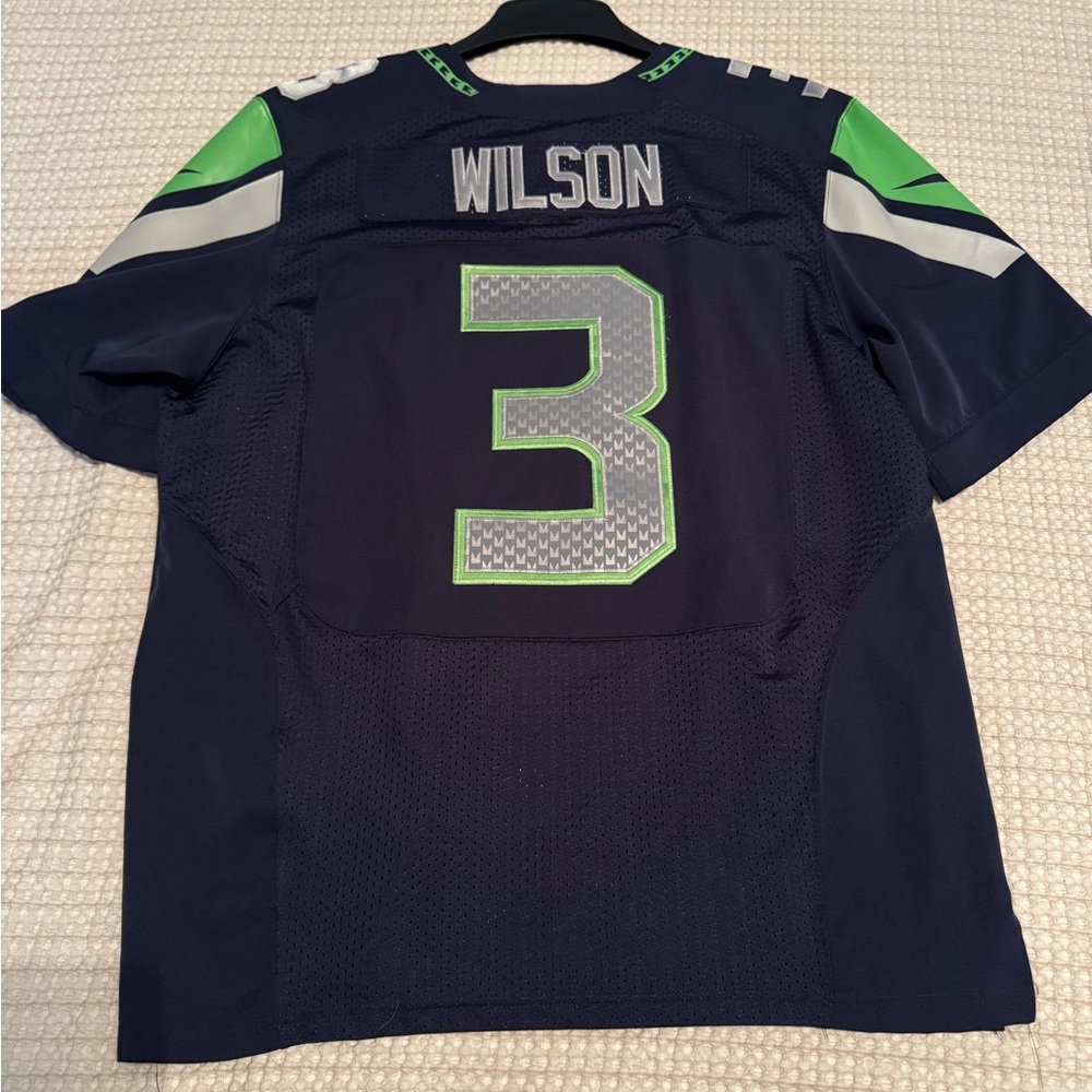Men's Navy Blue Seattle Seahawks Football Jersey